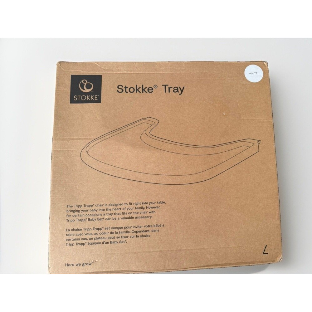 New Stokke Tripp Trapp Chair Tray White